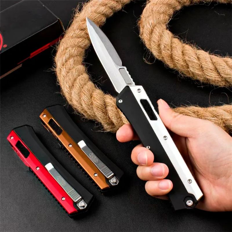 Microtech Glykon OTF Automatic: 220mm Tactical Hunter | M390 Performance | Zinc Aluminum Alloy