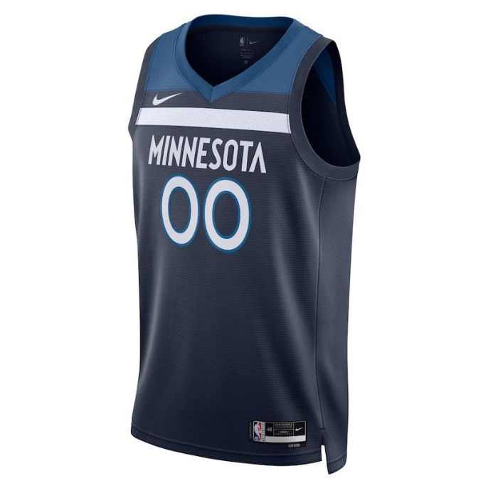 Minnesota Timberwolves Unisex 2023 Swingman Custom Pro Jersey Navy - Icon Edition - Jersey Teams World