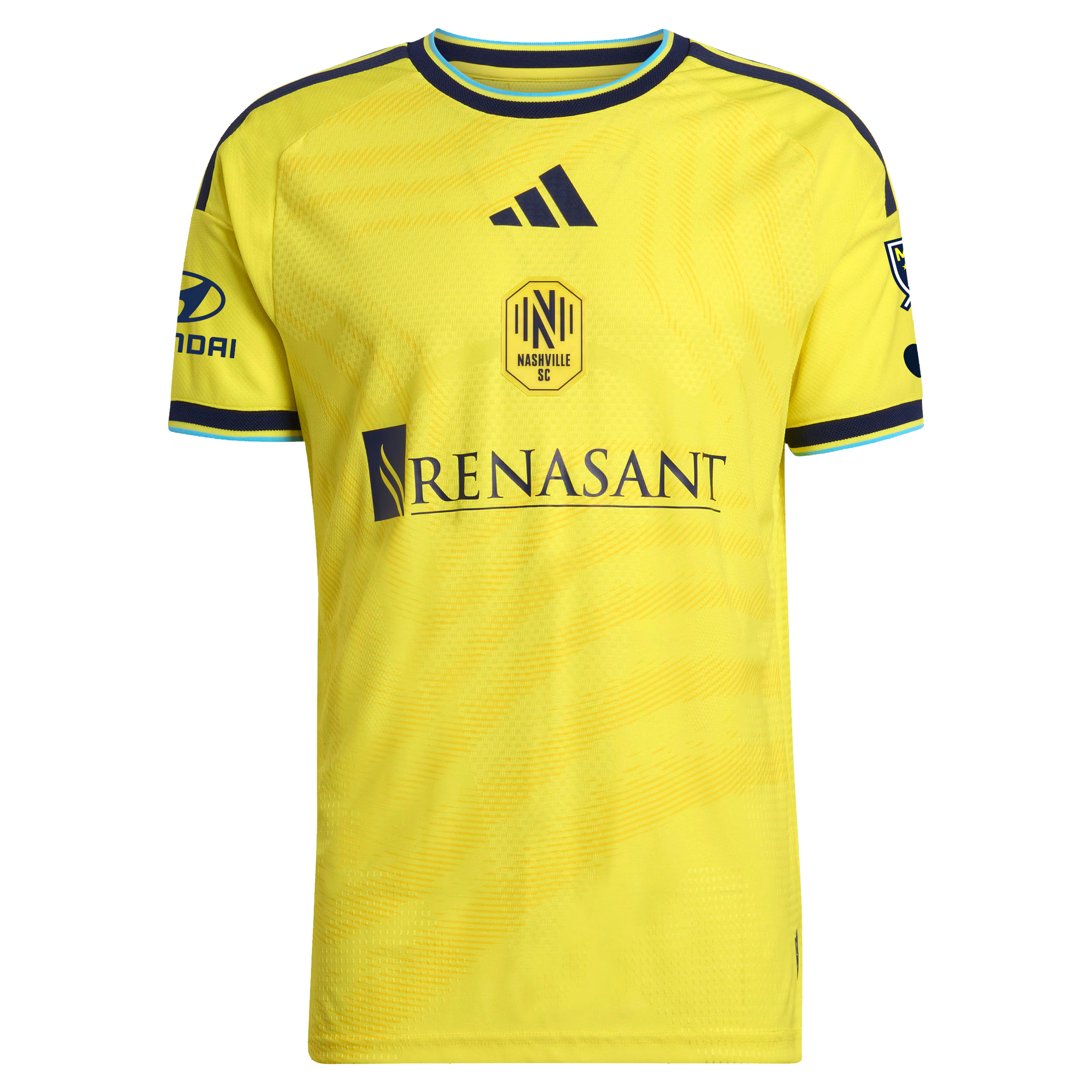 Nashville SC // Sam Surridge #9 Official 2026 The Reverb On-Field Patch Jersey – Yellow