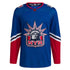 New York Rangers Unisex Reverse Retro 2.0 Pro Personalized Jersey - Royal - Jersey Teams World