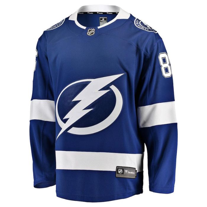 Nikita Kucherov Tampa Bay Lightning Team Home Breakaway Unisex Player Jersey - Blue - Jersey Teams World