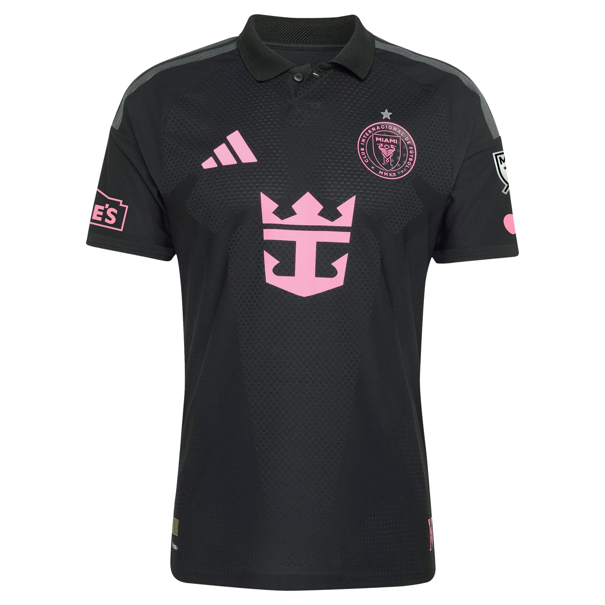 Official Lionel Messi Inter Miami CF adidas 2026 Presagio On-Field Patch Custom Jersey - Black