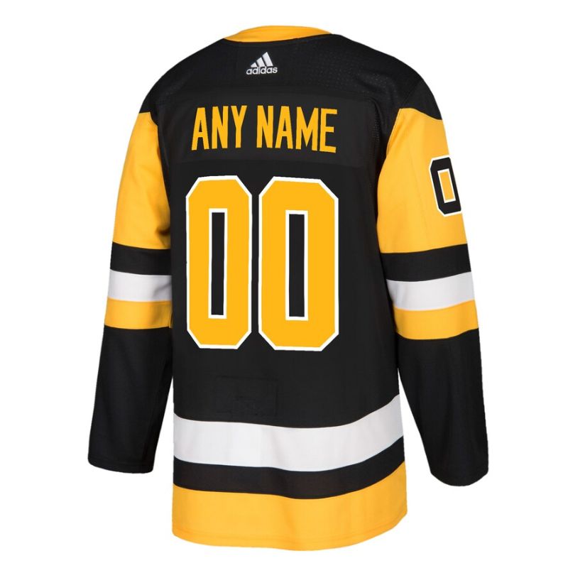 Pittsburgh Penguins Team Unisex Pro Personalized Jersey - Black - Jersey Teams World