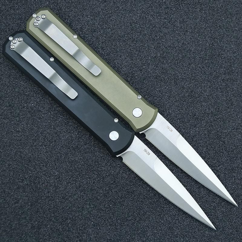 Protech 920 Automatic Tactical: 235mm Oversized Folder | CNC 6061-T6 Aluminum | Ultralight 110g