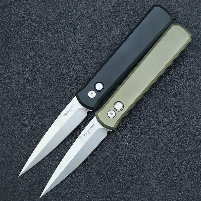 Protech 920 Automatic Tactical: 235mm Oversized Folder | CNC 6061-T6 Aluminum | Ultralight 110g