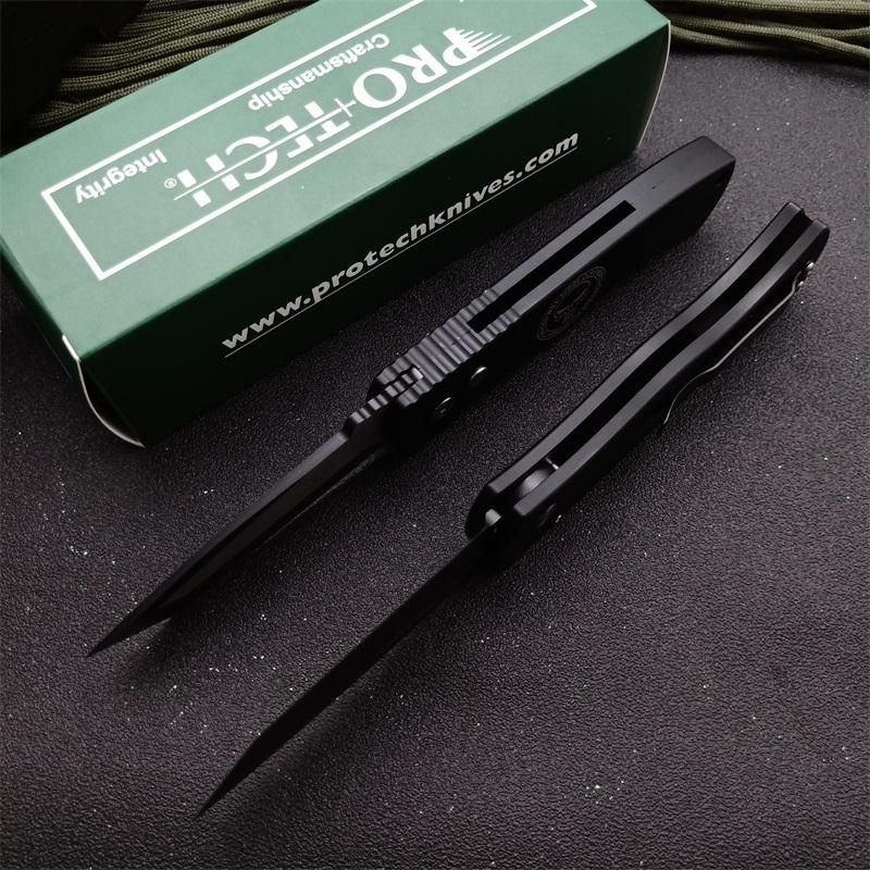 Protech CQC7 AUTO Tactical Knife: 201 mm Emerson Design | 6061-T6 Aluminum Handle