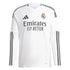 Real Madrid adidas 2024/25 Home Customized Long Sleeve Authentic T-shirt - White