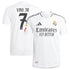 Real Madrid adidas 2024/25 Home Vini Jr. 7 Player Authentic T-shirt - White