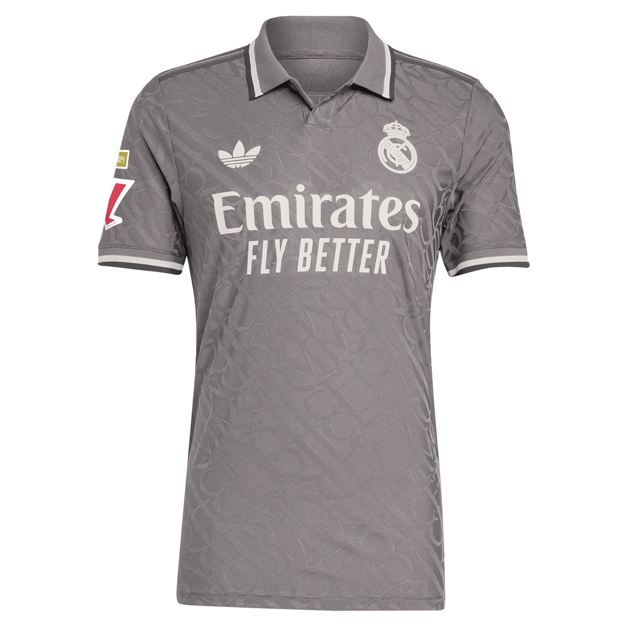 Real Madrid adidas 2024/25 Third Authentic T-shirt - Charcoal