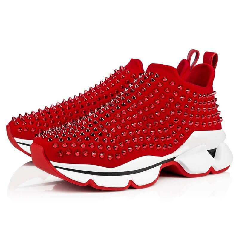 luxury spike sneaker women crystal rivets – nevada™ | elevate your style - Nevada Shoe