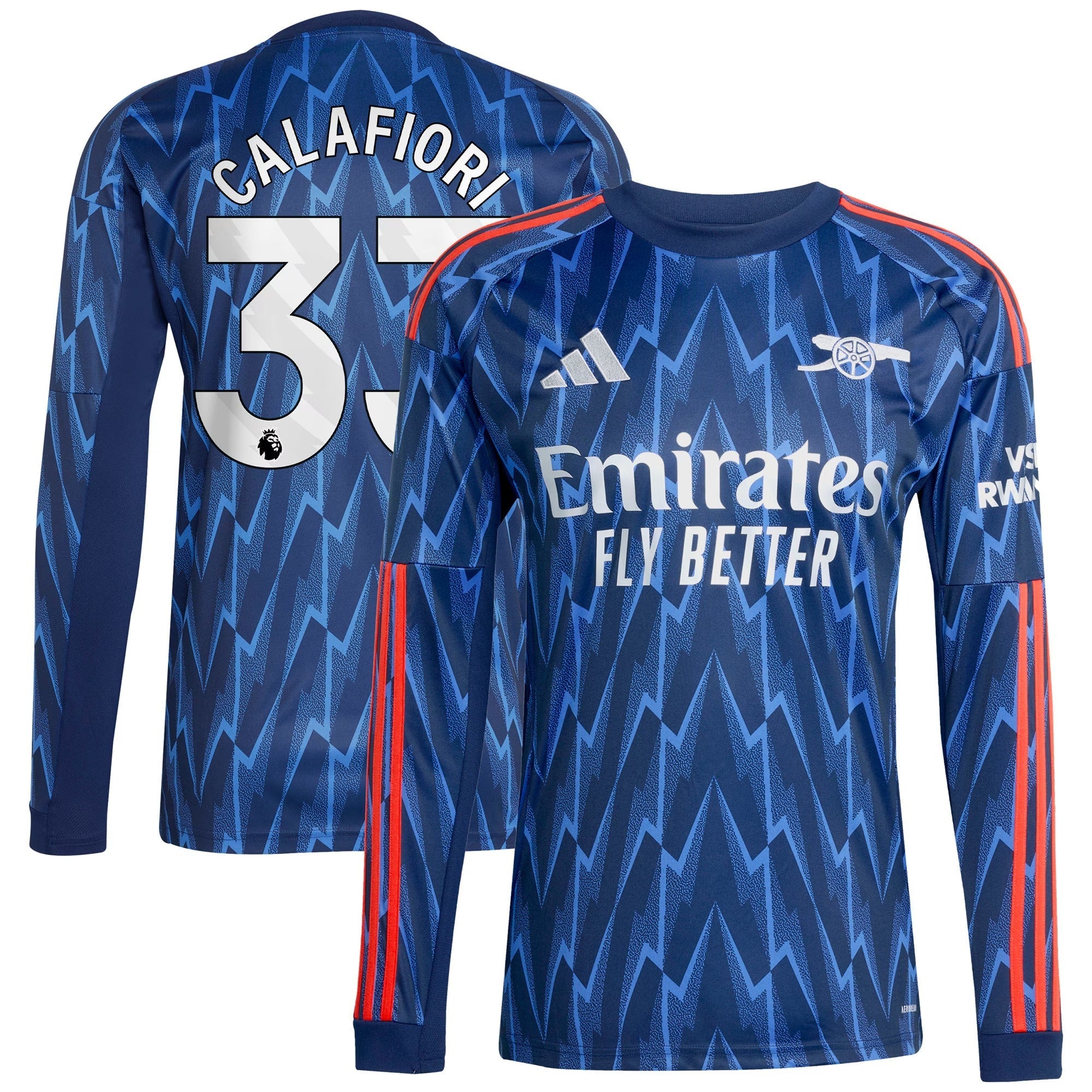 Riccardo Calafiori Arsenal Fan Edition Football Jersey | Shop Riccardo Calafiori Arsenal Soccer Shirt Online