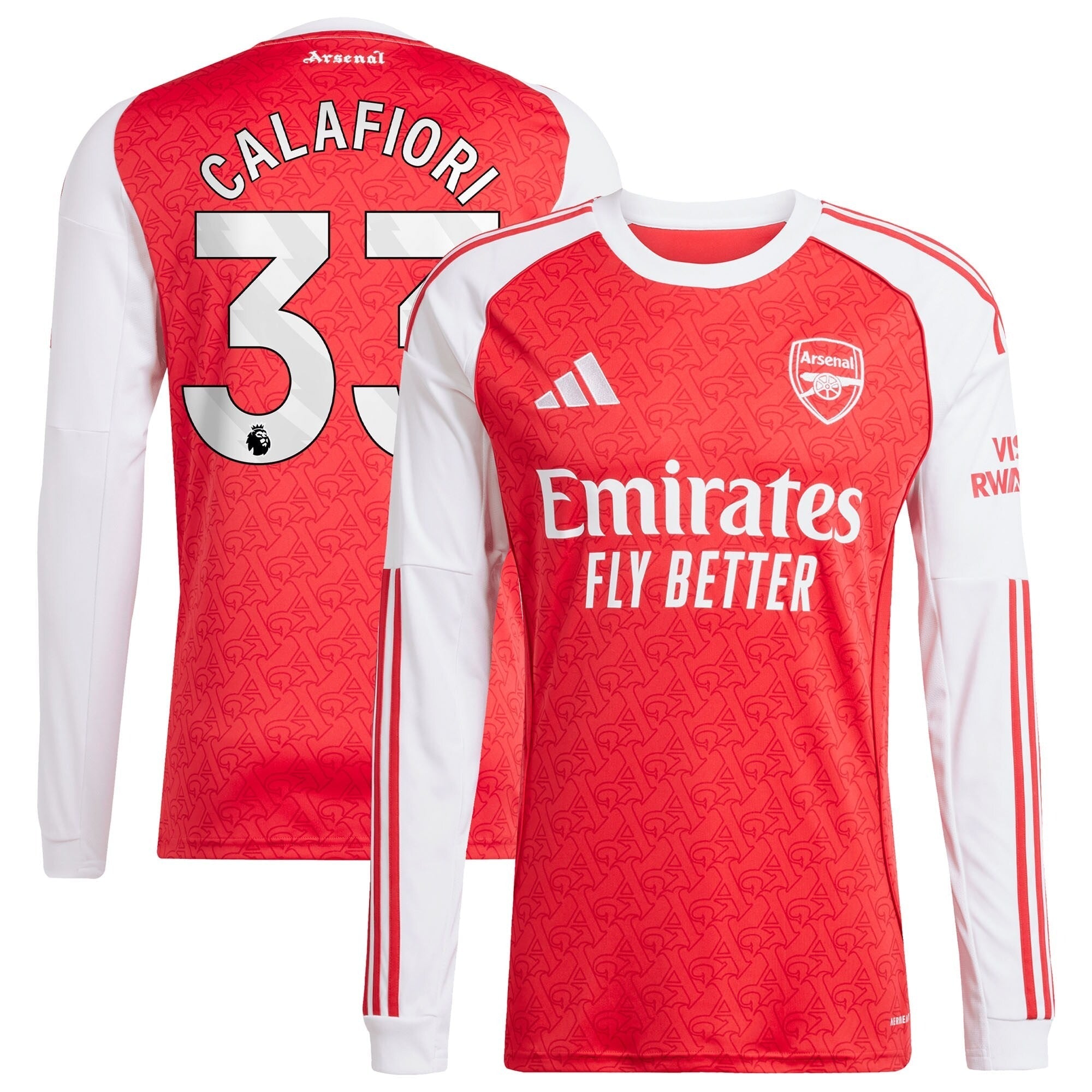 Riccardo Calafiori Arsenal Fan Edition Football Jersey | Shop Riccardo Calafiori Arsenal Soccer Shirt Online