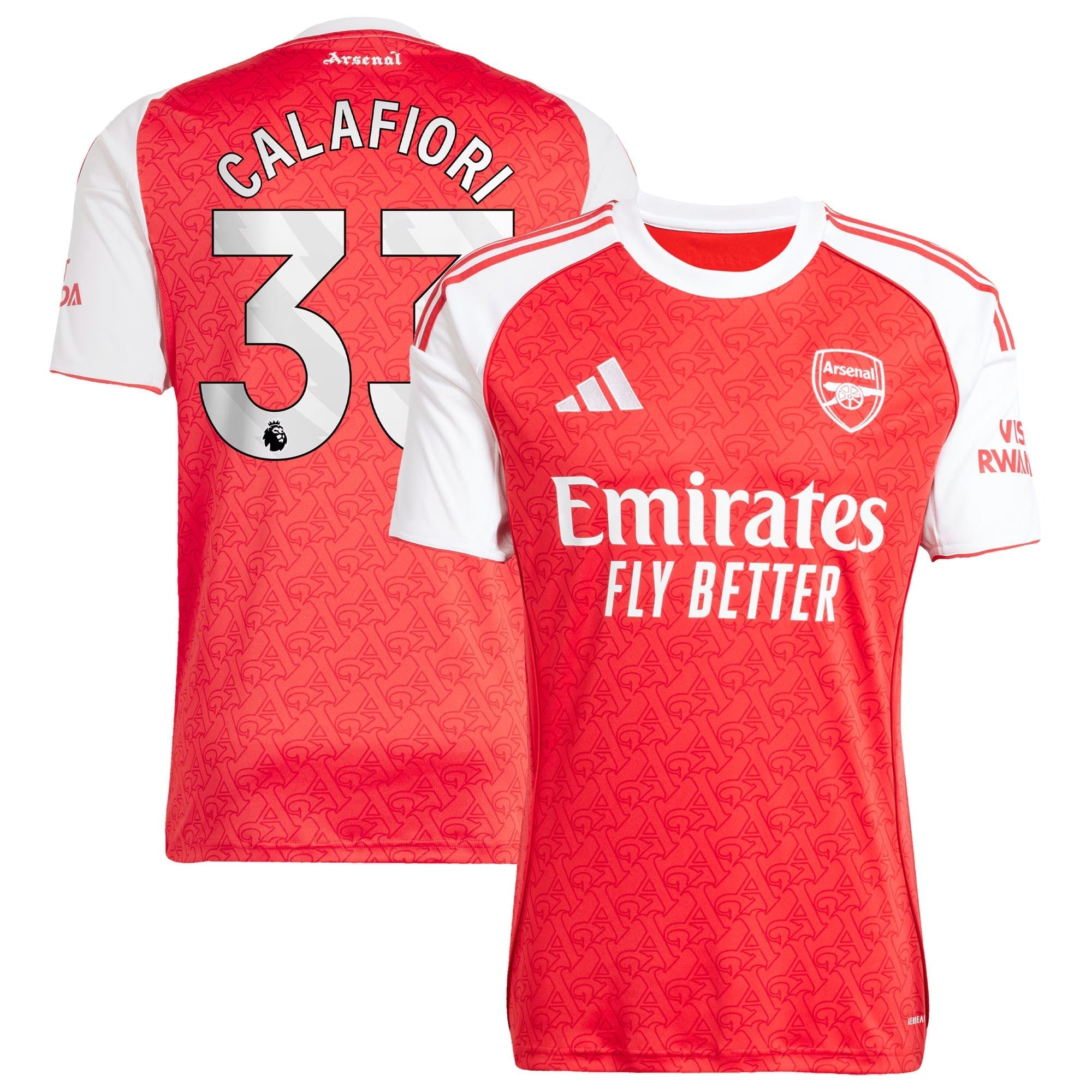 Riccardo Calafiori Arsenal Fan Edition Football Jersey | Shop Riccardo Calafiori Arsenal Soccer Shirt Online