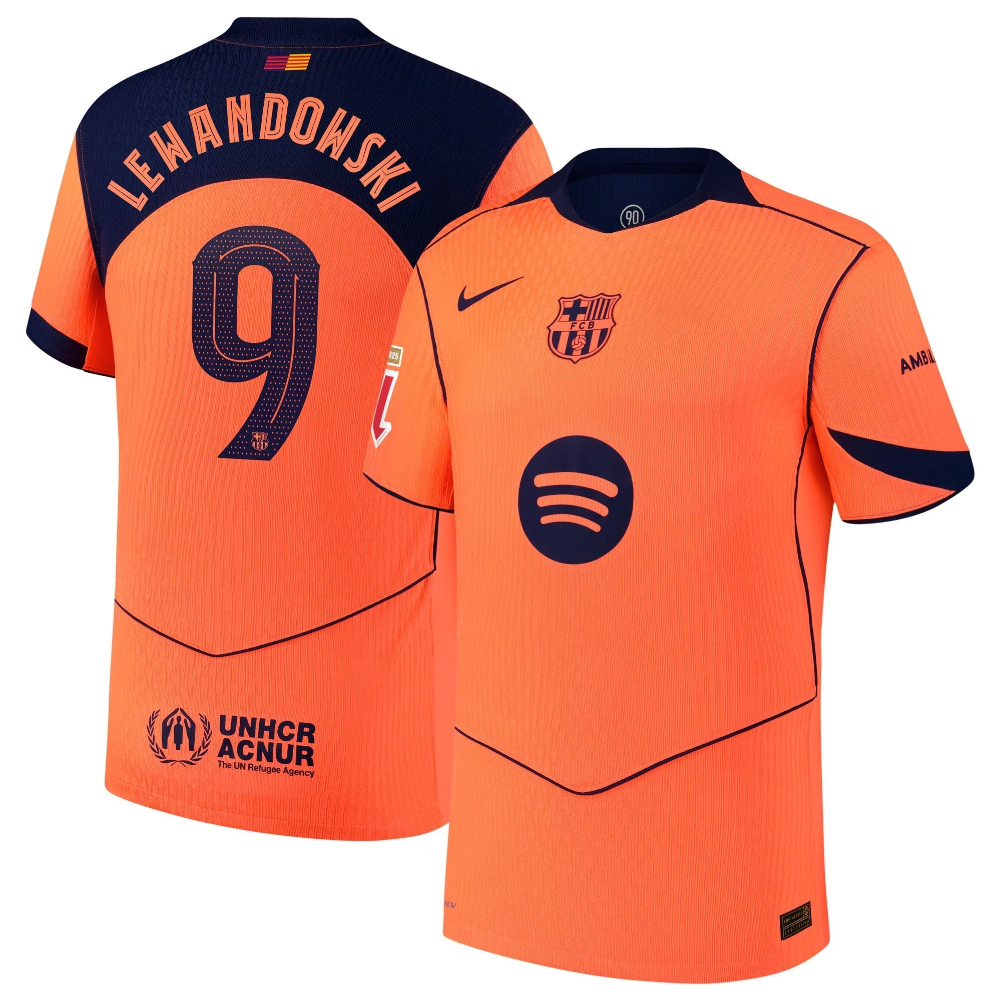 Robert Lewandowski Barcelona Fan Edition Football Jersey | Shop Robert Lewandowski Barcelona Soccer Shirt Online