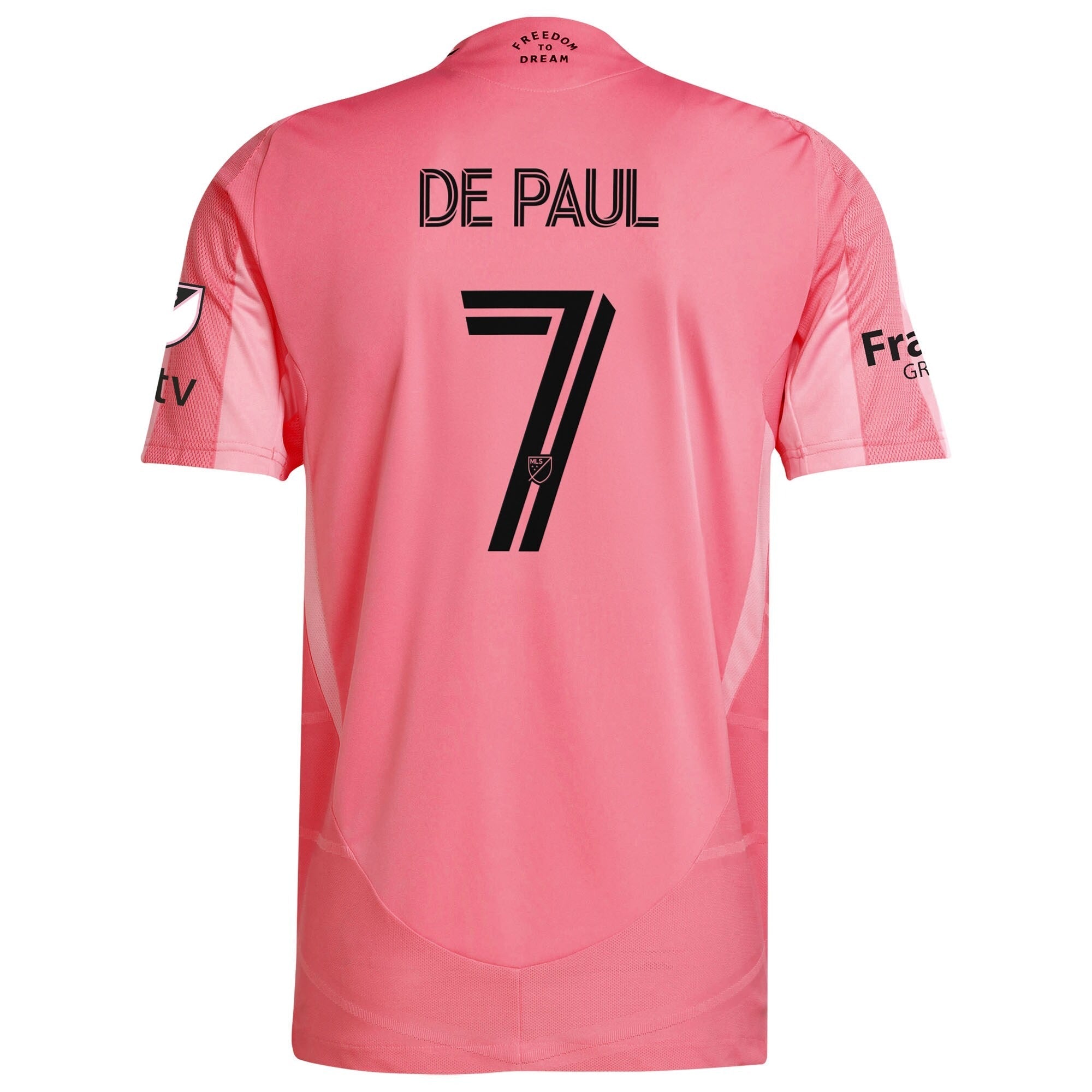 Rodrigo De Paul Inter Miami Fan Edition Football Jersey | Shop Rodrigo De Paul Inter Miami Soccer Shirt Online