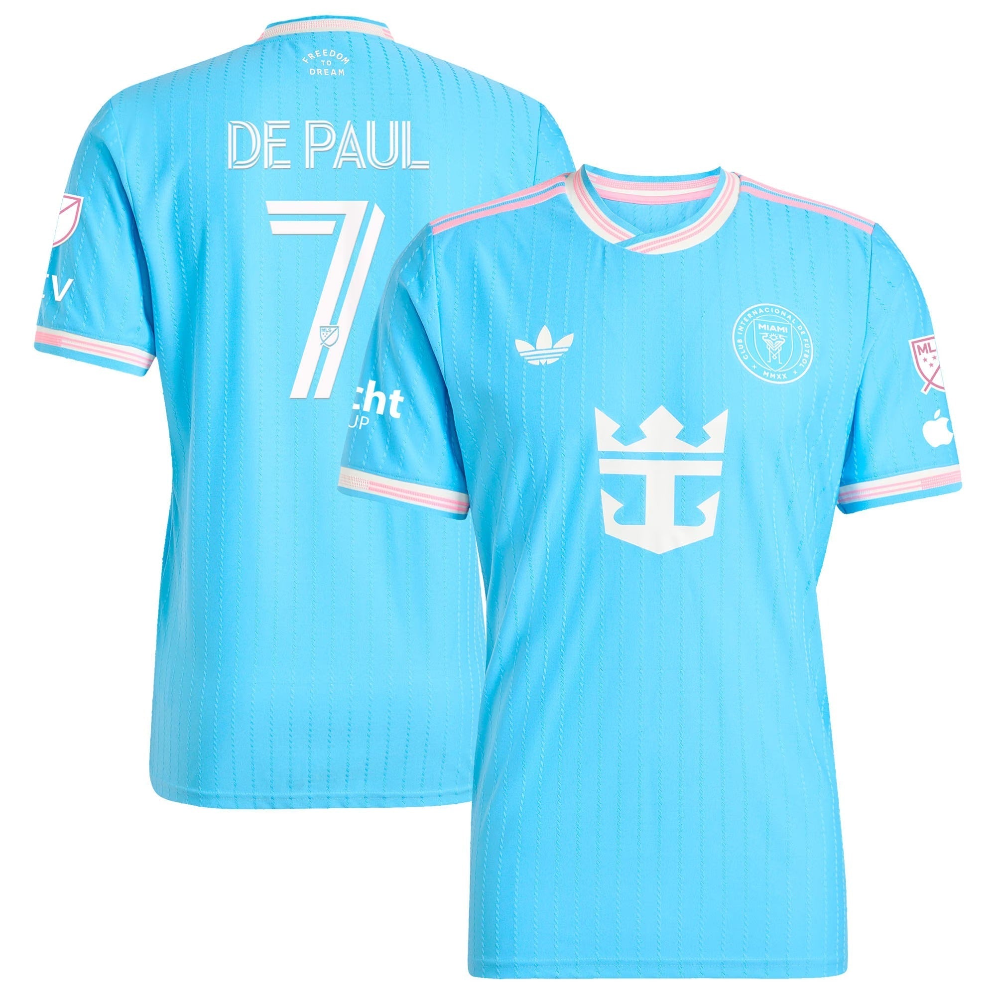 Rodrigo De Paul Inter Miami Fan Edition Football Jersey | Shop Rodrigo De Paul Inter Miami Soccer Shirt Online