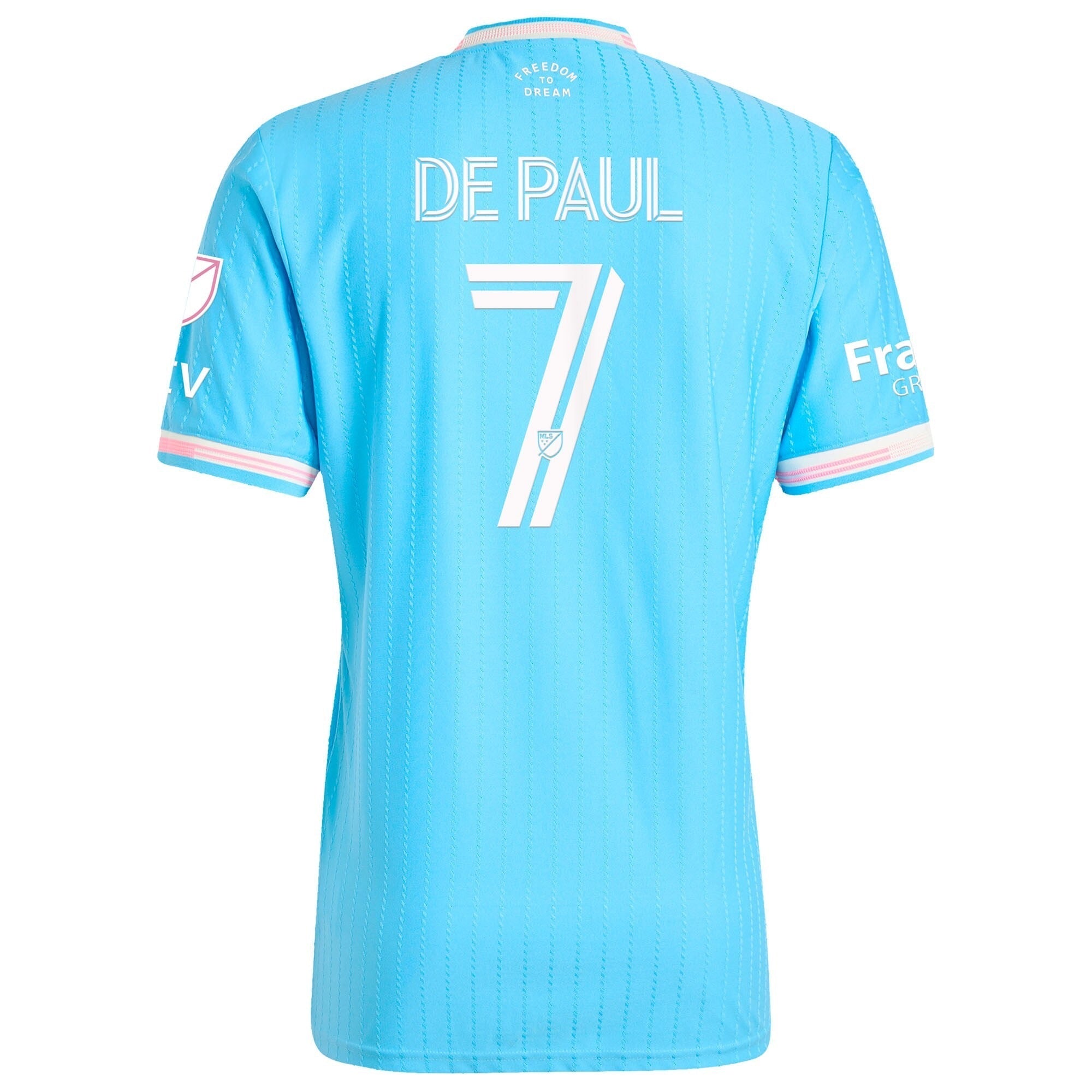 Rodrigo De Paul Inter Miami Fan Edition Football Jersey | Shop Rodrigo De Paul Inter Miami Soccer Shirt Online