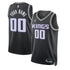 Sacramento Kings Unisex 2023 Swingman Custom Pro Official Jersey - Statement Edition - Black - Jersey Teams World