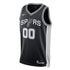 San Antonio Spurs Unisex 2023 Swingman Custom Jersey Black - Icon Edition - Jersey Teams World