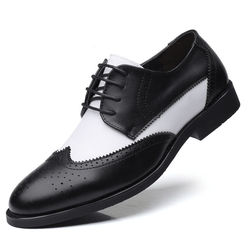 Pointed Cow Leather Men's Shoe – Breathable, Stylish, Comfortable Business Casual Footwear | NEVADA™ - Nevada Shoe