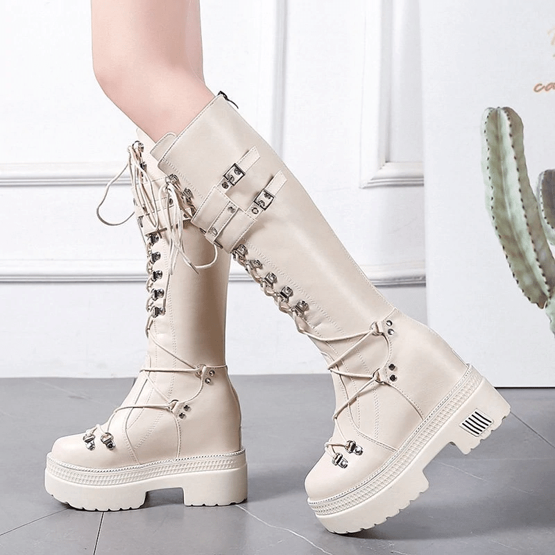 Nasik Wedges High Heels Boot for Women – Stylish, Comfortable, and Durable Boots for Every Occasion | NEVADA™ - Nevada Shoe