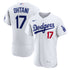 Shohei Ohtani Los Angeles Dodgers Home Sponsor Patch Jersey - White