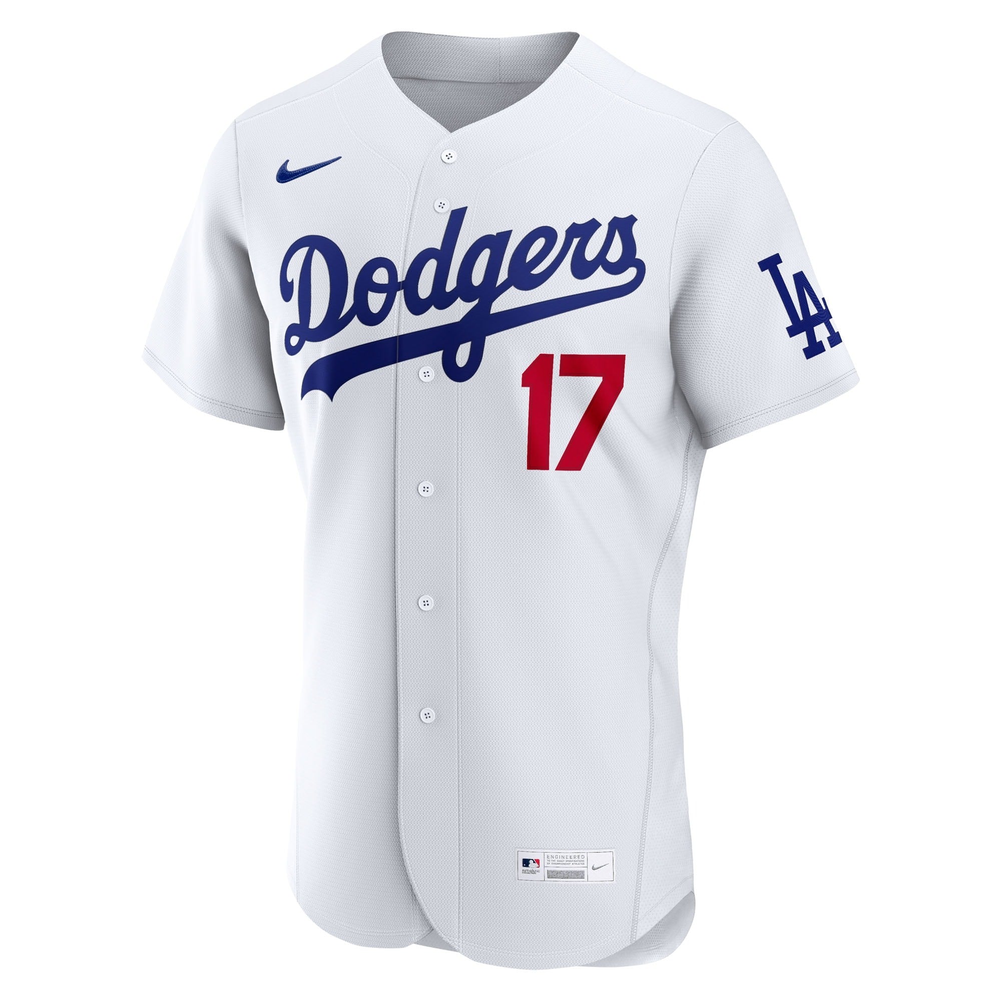 Shohei Ohtani Los Angeles Dodgers Home Sponsor Patch Jersey - White
