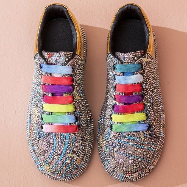 Luxury Sneaker Women's Rhinestone Shiny Comfortable