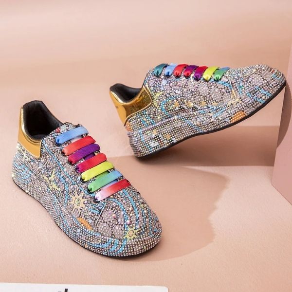 Luxury Sneaker Women's Rhinestone Shiny Comfortable