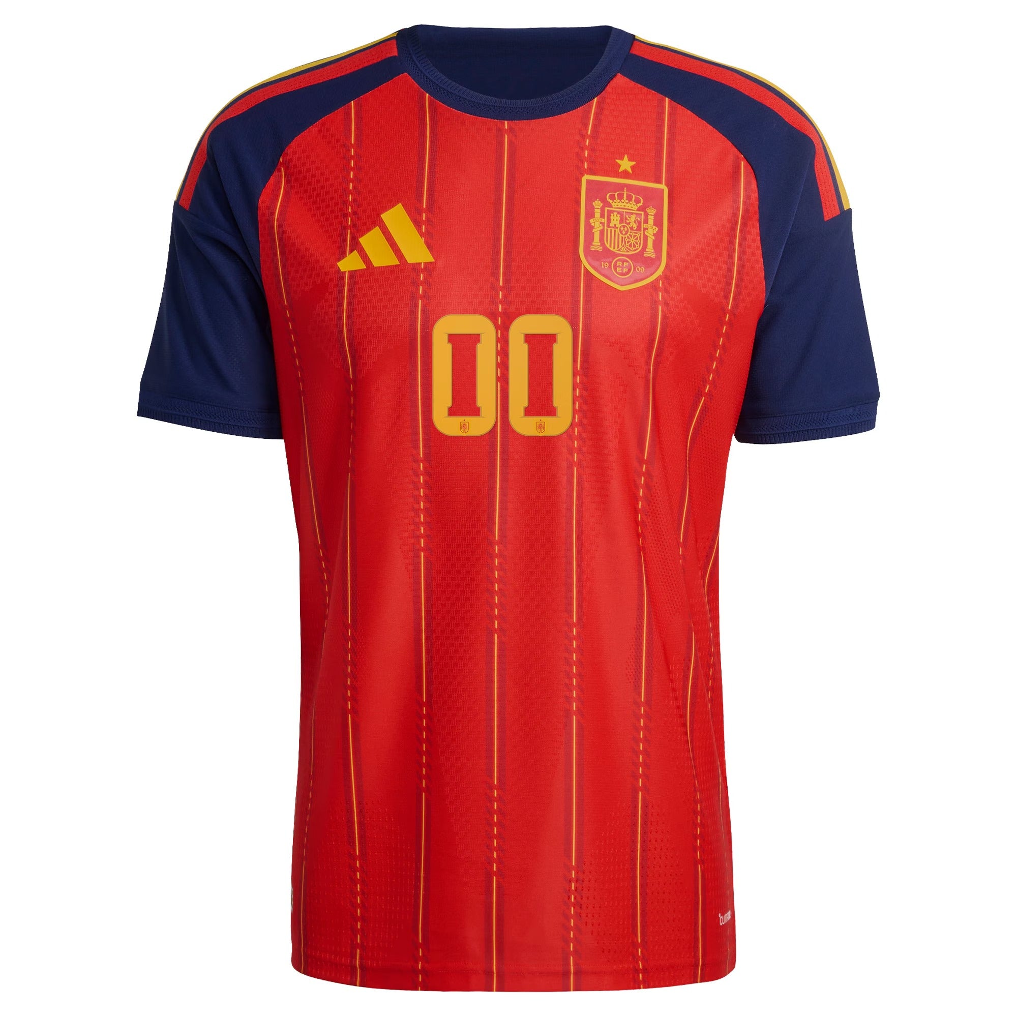 Spain National Team Home Football Shirt 2026 - Red/Yellow - Custom Name & Number