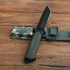 Straight Knife 12C27 Black Coated For Hunting