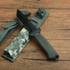 Straight Knife 12C27 Black Coated For Hunting