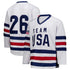 Team USA Unisex Elite Ice Hockey Jersey – Limited Edition – White/Navy/Red