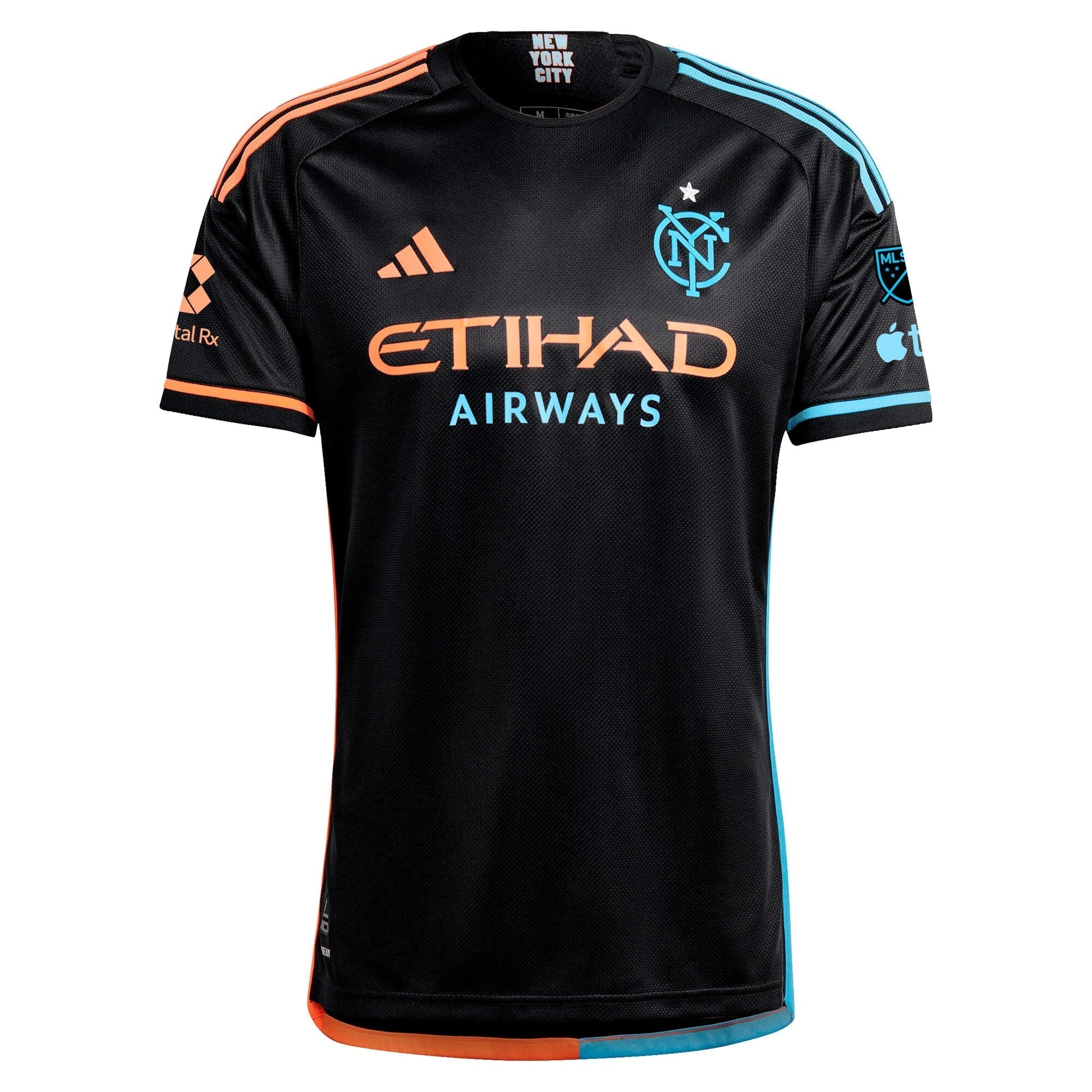 Thiago Martins New York City FC adidas 2024 24/7 Kit Player Jersey – Black