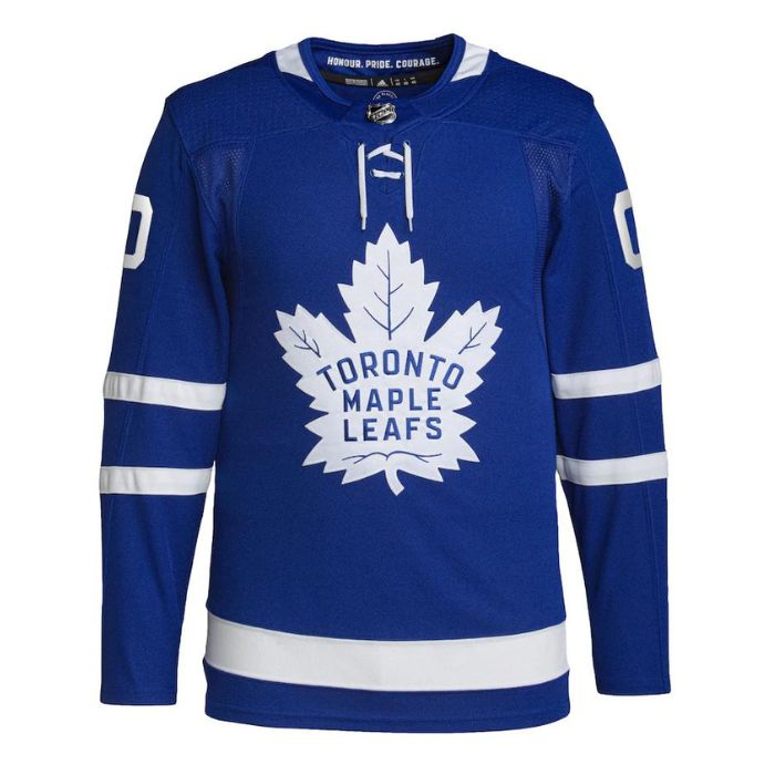 Toronto Maple Leafs Unisex Home Primegreen  Pro Personalized Jersey - Royal - Jersey Teams World