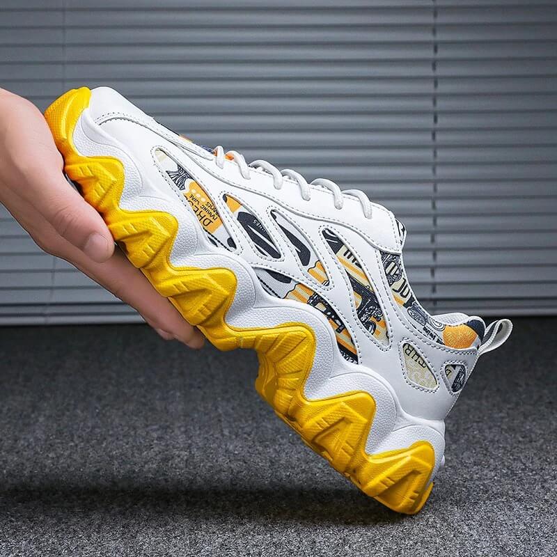 Trend Hot Sale Street Men Shoes Men's Running Shoes Comfortable Breathable Sneakers Urban Outdoor Non-slip Men Sports Shoes
