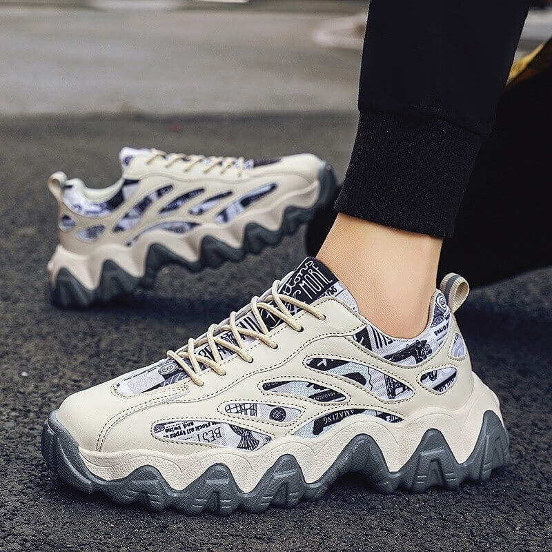 Trend Hot Sale Street Men Shoes Men's Running Shoes Comfortable Breathable Sneakers Urban Outdoor Non-slip Men Sports Shoes