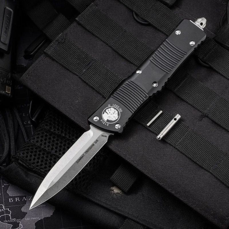 UT Micro Marfione OTF Automatic: 245 mm Full-Size Tactical | T6061 Aviation Aluminum | 60 HRC