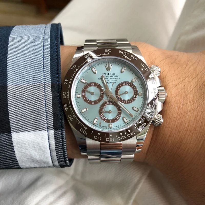 Watch Cosmograph Daytona Classic Silver Panda Black and White Dial 40mm - Nevada Shoe
