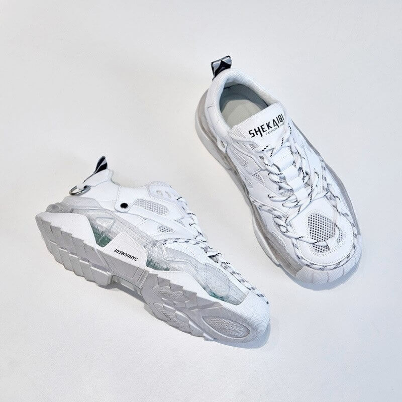 Women Fashion Sports Sneakers 2021 Newest Female Platform Chunky Pink Shoes Woman Summer Casual Mesh