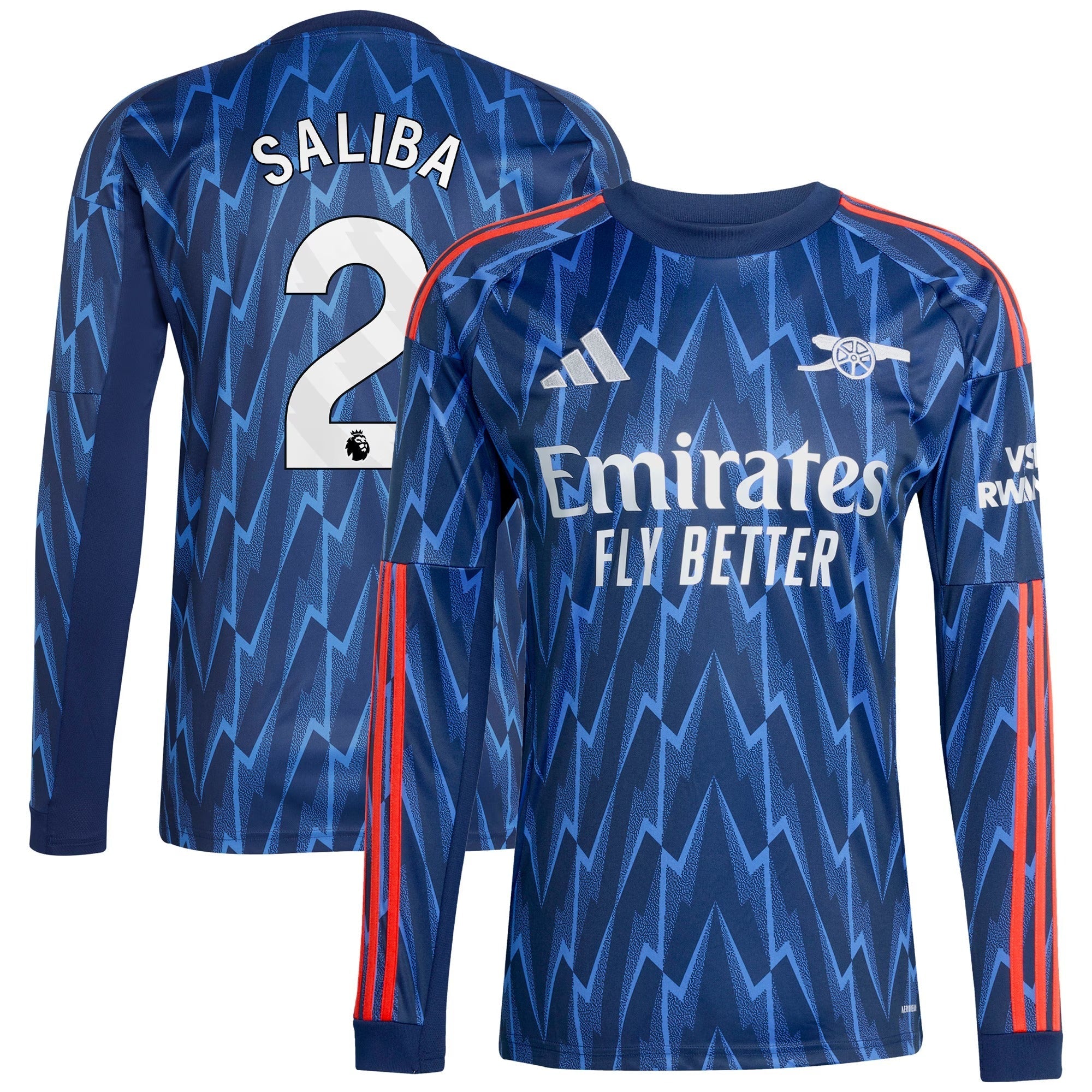 William Saliba Arsenal Fan Edition Football Jersey | Shop William Saliba Arsenal Soccer Shirt Online