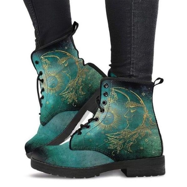 Women's Leather Boot Sun Moon - Cowgirl Shoes