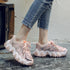 Fashion Chunky Sneakers Women Plus Size 41 42 Thick Sole Casual Shoes Ladies
