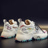 women Nevada Genuine Leather Chunky Sneakers Graffiti Fashion Platform Casual Shoes Ladies