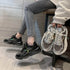 Women Nevada Rhinestone Sneaker Fashion Casual Chunky Shoe. Black Zapatos De Mujer