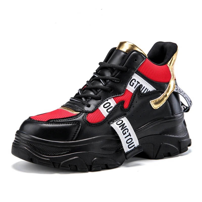 Nevada Fall Winter Fashion Women Shoe PU Leather Platform Sneaker