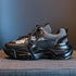 Nevada Gne Leather Chunky Sneaker, Women Cross-tie Fashion Casual Shoes Footwear