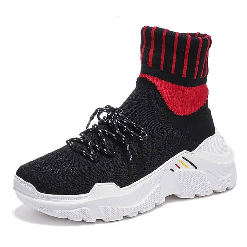 women nevada high top sneaker – ankle sock knit design | nevada™ - Nevada Shoe