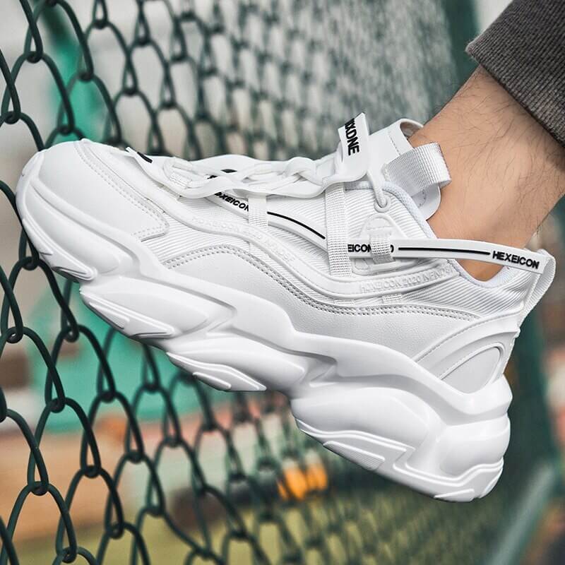 Unisex Sports Shoes Trend Chunky Sneakers Women Men Thick Sole Platform Casual Sneakers