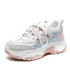 Women nevada Suede Leather Mesh Platform Chunky Sneaker.